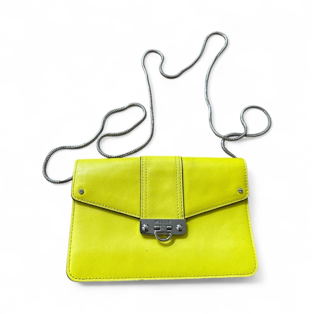 Milly Vibrant Yellow Crossbody Bag
